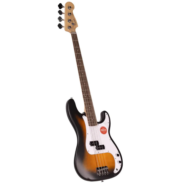 Squier Debut P Bass 2-Tone Sunburst — Bajo eléctrico 4 cuerdas estilo Precision Bass