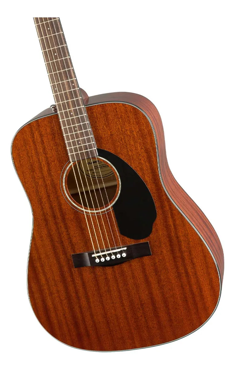 Fender CD-60SCE All-Mahogany — Guitarra electroacústica con sonido cálido y electrónica Fishman