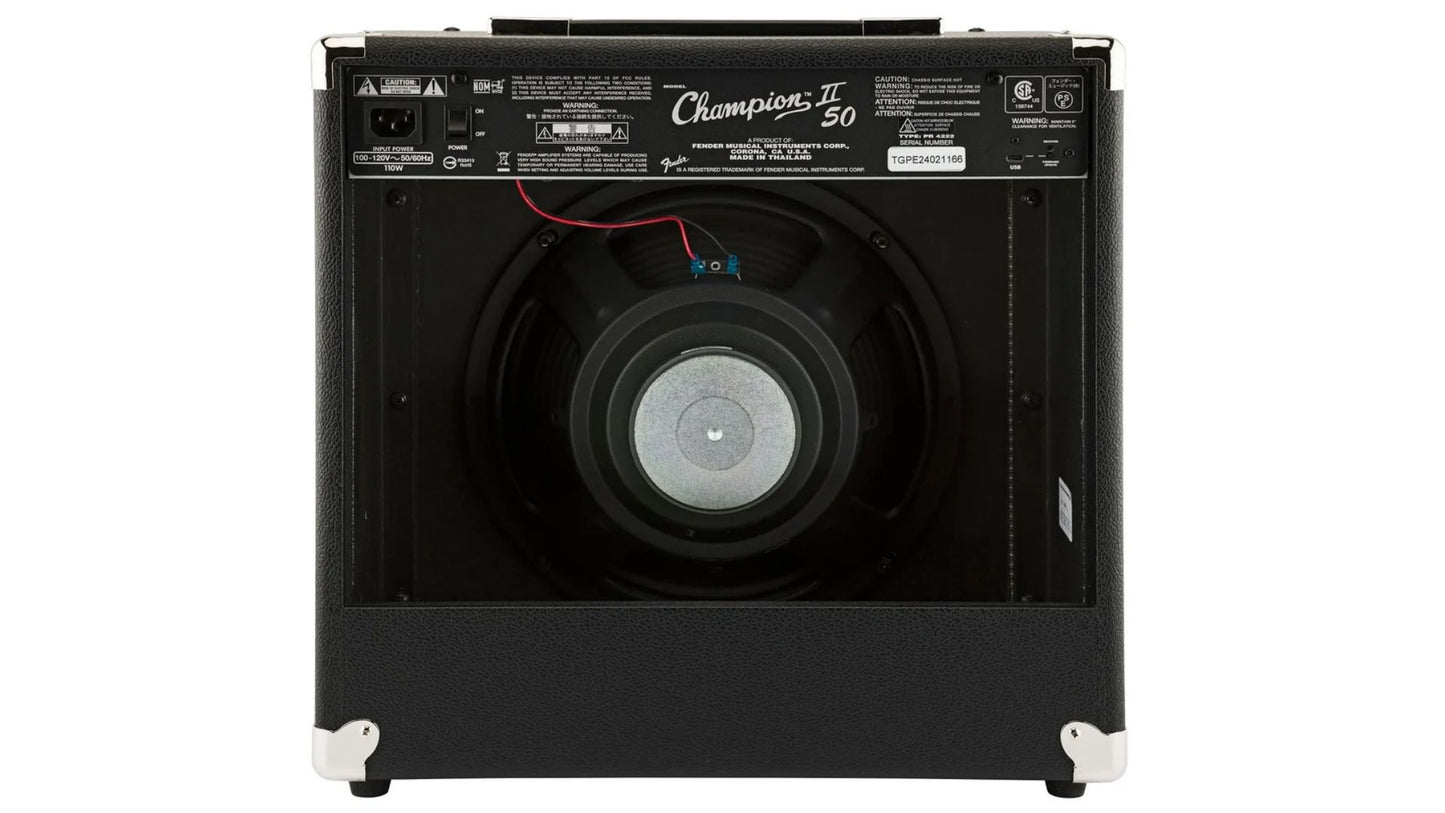 Fender Champion II 50 – Amplificador de guitarra eléctrica 50W (120V)