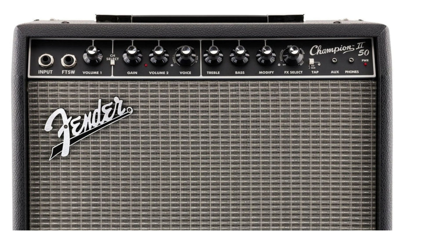 Fender Champion II 50 – Amplificador de guitarra eléctrica 50W (120V)