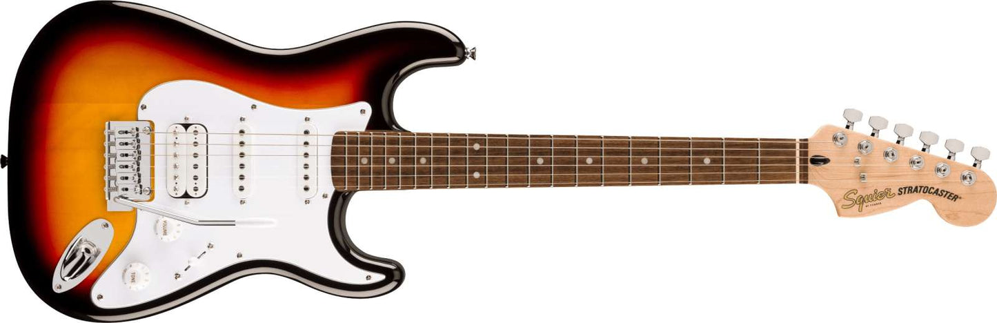 Guitarra eléctrica con diapasón de laurel - Squier Debut Stratocaster HSS Hardtail 2-Tone Sunburst