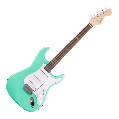 Guitarra eléctrica con diapasón de laurel y golpeador blanco - Squier Debut Telecaster Surf Mist
