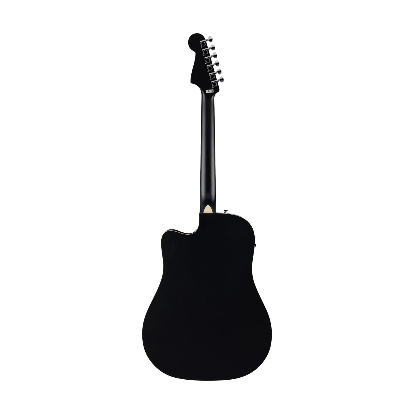 Guitarra electroacústica tipo dreadnought, acabado negro - Fender California Debut Redondo CE Negra