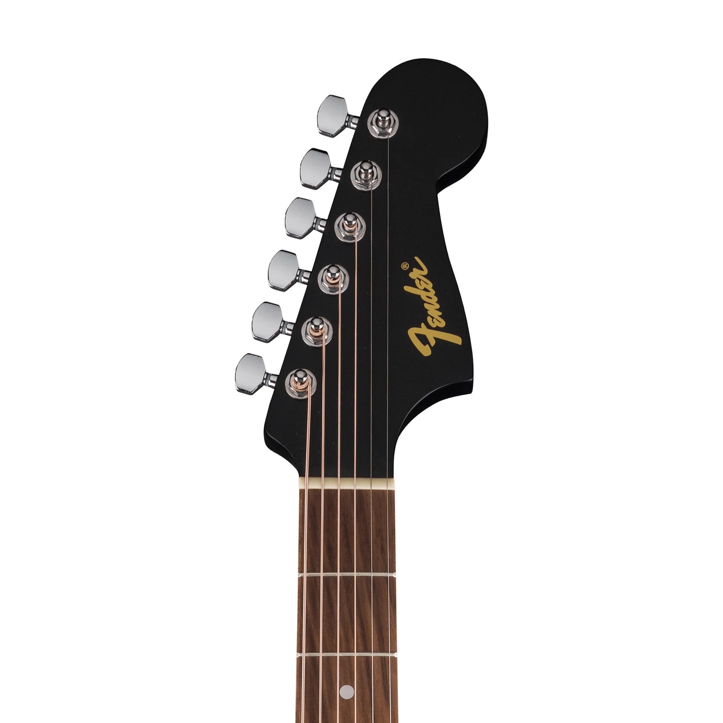 Guitarra electroacústica tipo dreadnought, acabado negro - Fender California Debut Redondo CE Negra