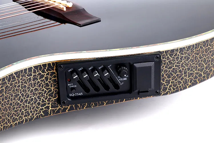 GUITARRA ELECTROACUSTICA SMIGER NEGRA M4160