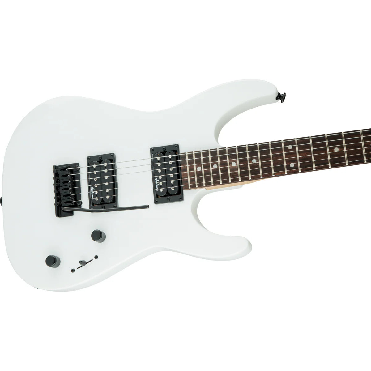 Jackson JS11 Dinky (DK) – Guitarra eléctrica 22 trastes, diapasón de amaranth, blanca
