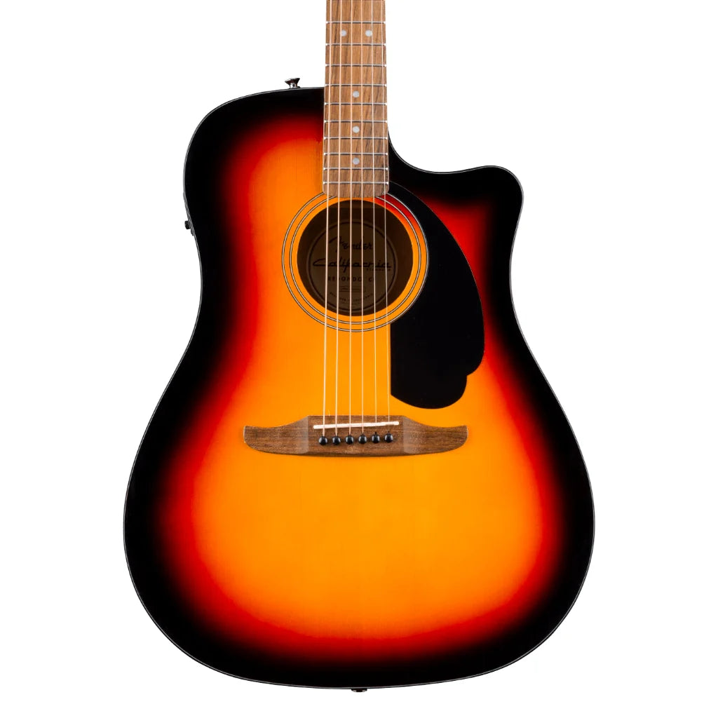 Guitarra electroacústica tipo dreadnought con estilo clásico y comodidad moderna - Fender California Standard Redondo CE