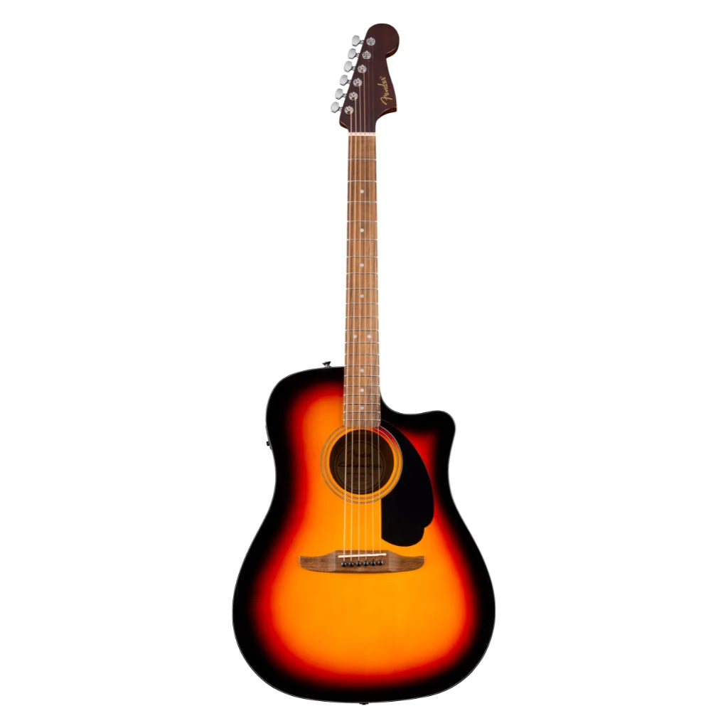 Guitarra electroacústica tipo dreadnought con estilo clásico y comodidad moderna - Fender California Standard Redondo CE