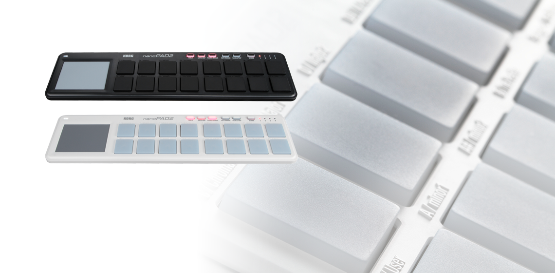 TECLADO CONTROLADOR MIDI USB KORG NANO PAD 2