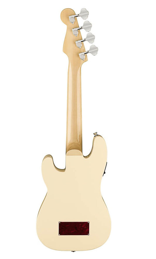 Fender Fullerton Precision Bass Uke – Ukelele Bajo Electroacústico Olympic White (OWT)