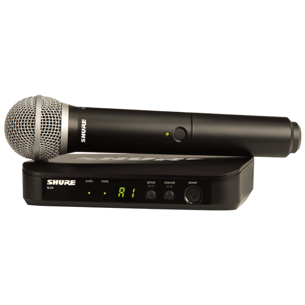 Shure BLX24 / PG58 sistema inalambrico de mano.