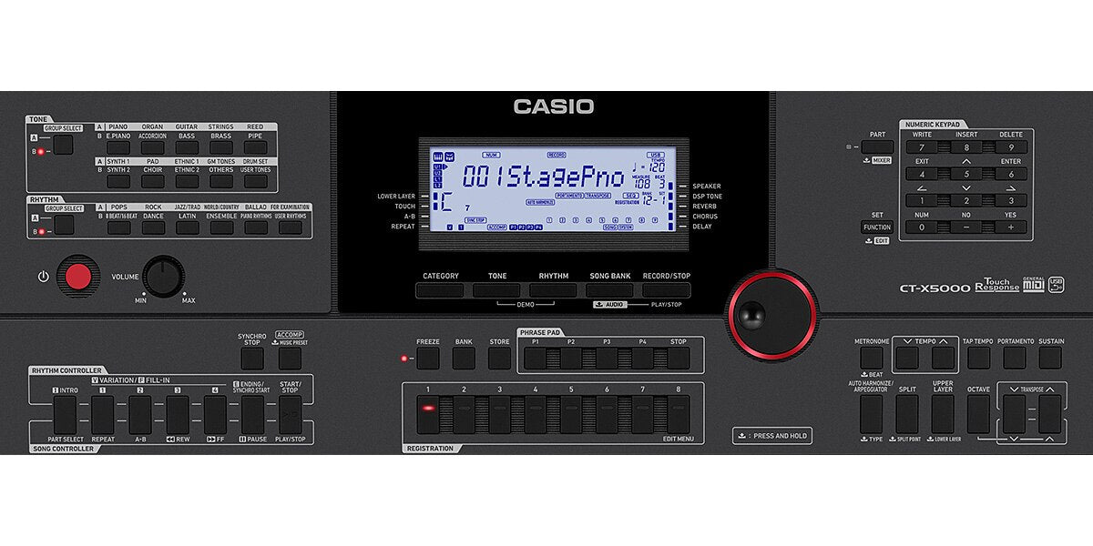 Teclado Casio CT-X5000