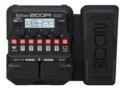 Zoom G1X FOUR Procesador multiefectos con pedal de expresión