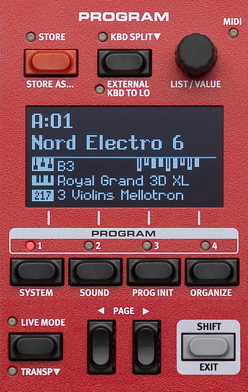 Nord Electro 6D 61 teclas Sintetizador