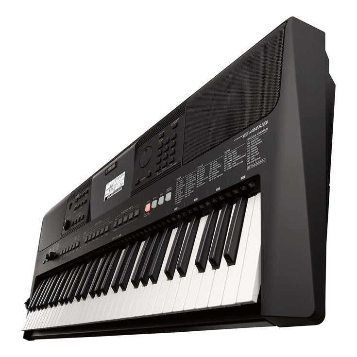 Yamaha PSR-E463 teclado (con estuche y base)