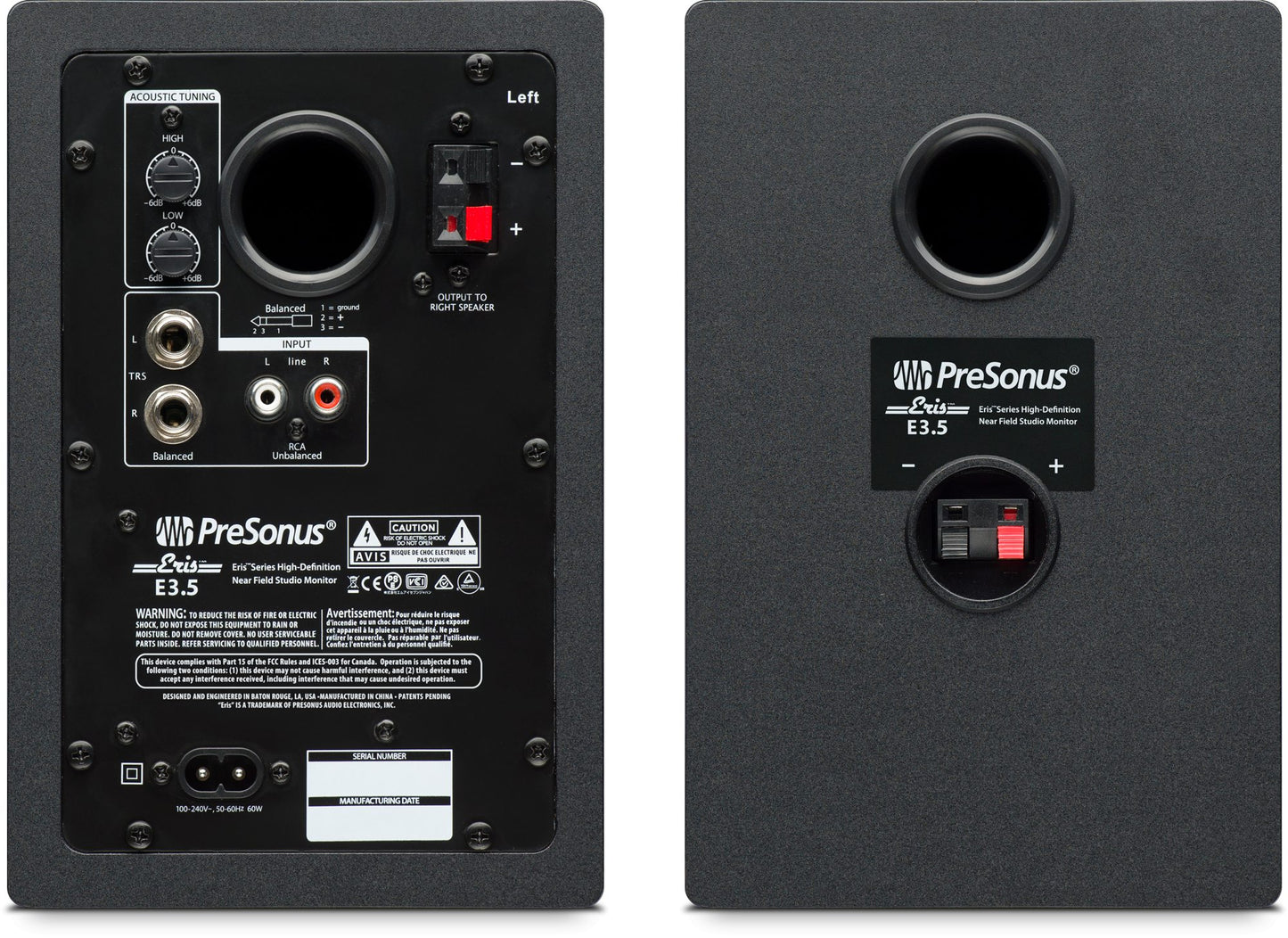 Presonus Eris E 3.5 Monitores de estudio (par)