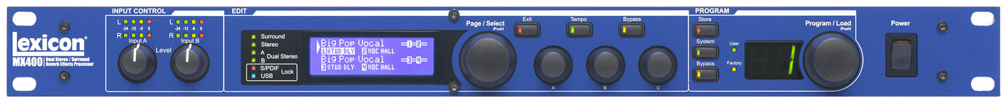 PROCESADOR DE EFECTOS LEXICON MX400