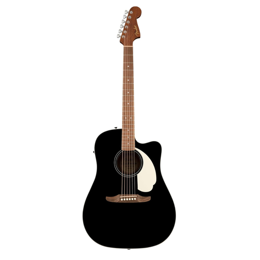 Guitarra Electroacústica Fender California Standard Redondo CE – Black