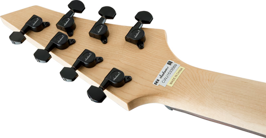 Jackson JS22 Dinky DK – Guitarra eléctrica 24 trastes, diapasón de amaranth, Satin Black