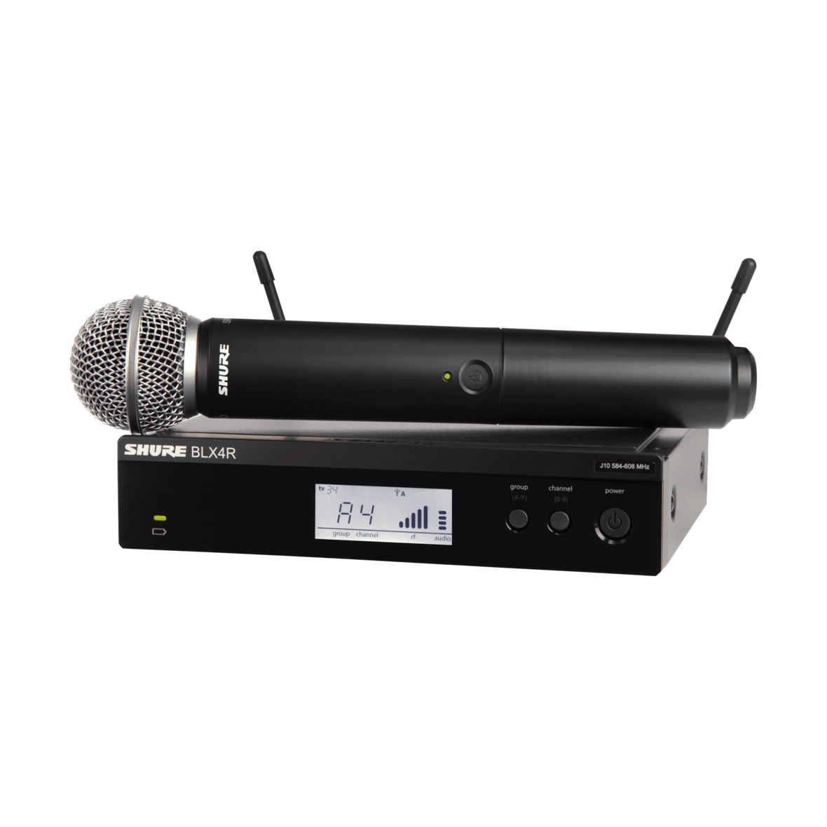 COMBO MICROFONO SHURE INALAMBRICO BLX24R/B58-J10