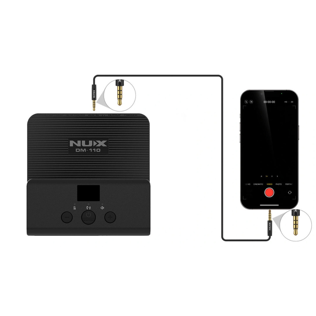 Próximamente Batería Electrónica NUX DM-110 – Pads de Malla, Bluetooth y Compatible con Pedal Doble