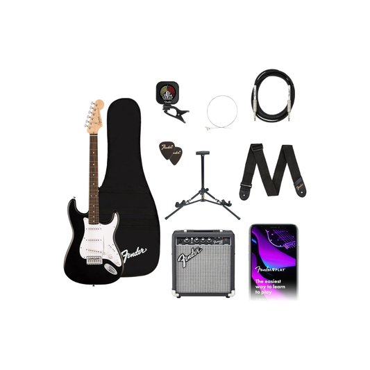 Guitarra eléctrica + amplificador Frontman 10G, acabado negro - Squier Debut Stratocaster