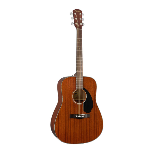 Fender CD-60SCE All-Mahogany — Guitarra electroacústica con sonido cálido y electrónica Fishman