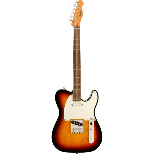 Guitarra eléctrica Squier Classic Vibe ’60s Custom Telecaster — Laurel Fingerboard, 3-Ply Parchment Pickguard, 3-Tone Sunburst