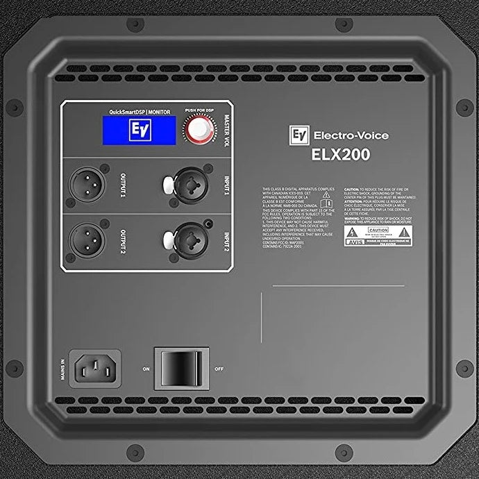 Electro-Voice ELX200-18SP — Subwoofer activo de 18 pulgadas, 1200 W Clase D