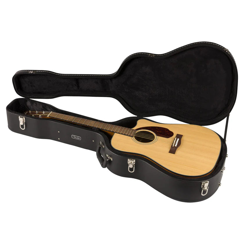 Fender CC-140SCE Concert – Guitarra Electroacústica Natural con Estuche