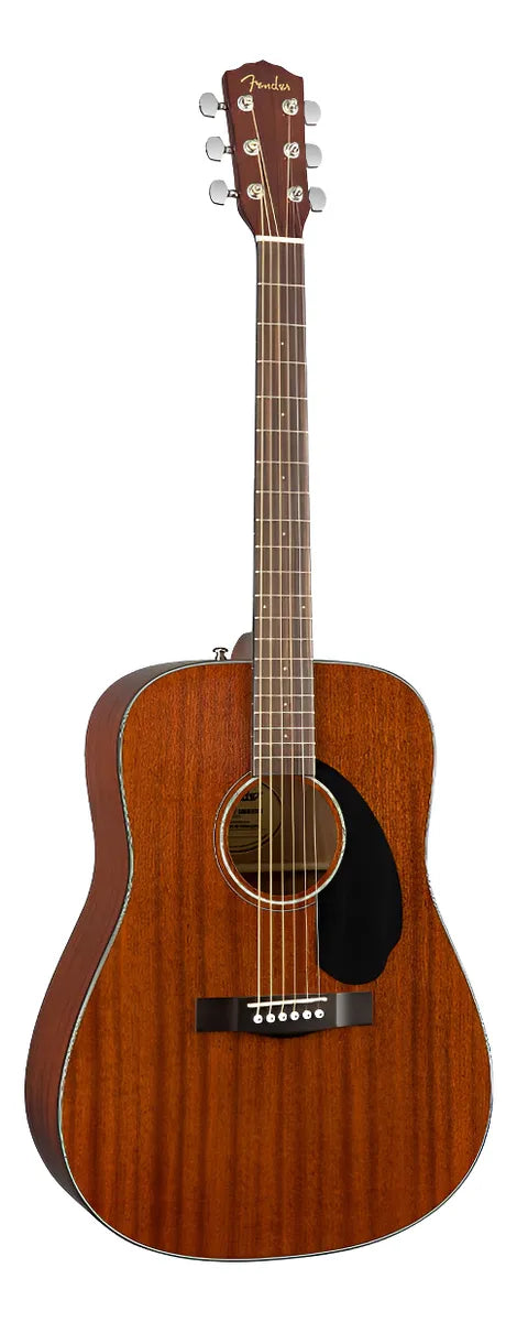 Fender CD-60SCE All-Mahogany — Guitarra electroacústica con sonido cálido y electrónica Fishman