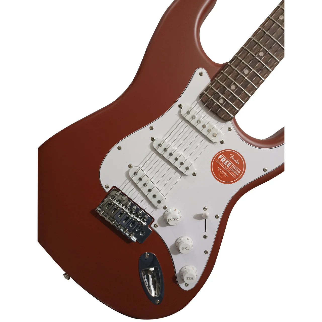Guitarra eléctrica SSS con diapasón de laurel - Squier Debut Stratocaster Dakota Red