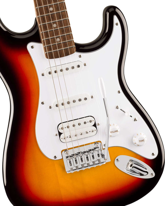 Guitarra eléctrica con diapasón de laurel - Squier Debut Stratocaster HSS Hardtail 2-Tone Sunburst