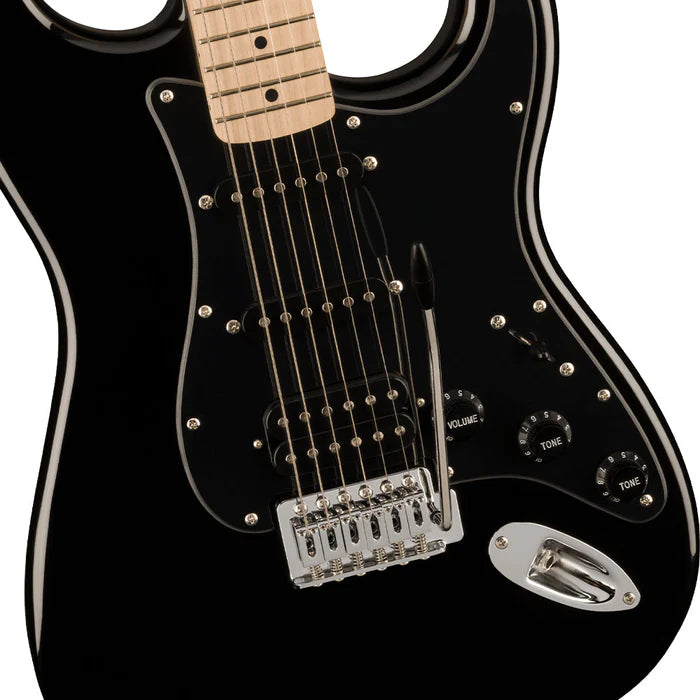 Guitarra eléctrica con diapasón de laurel - Squier Debut Stratocaster HSS Hardtail Black