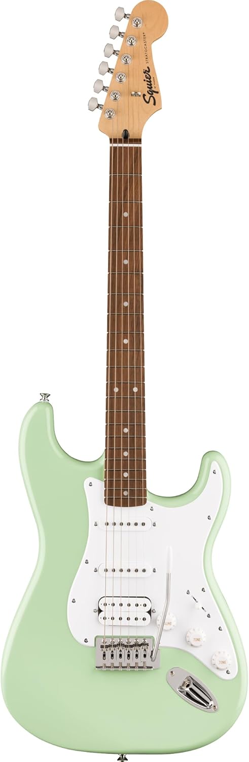 Guitarra eléctrica con diapasón de laurel - Squier Debut Stratocaster HSS Surf Mist