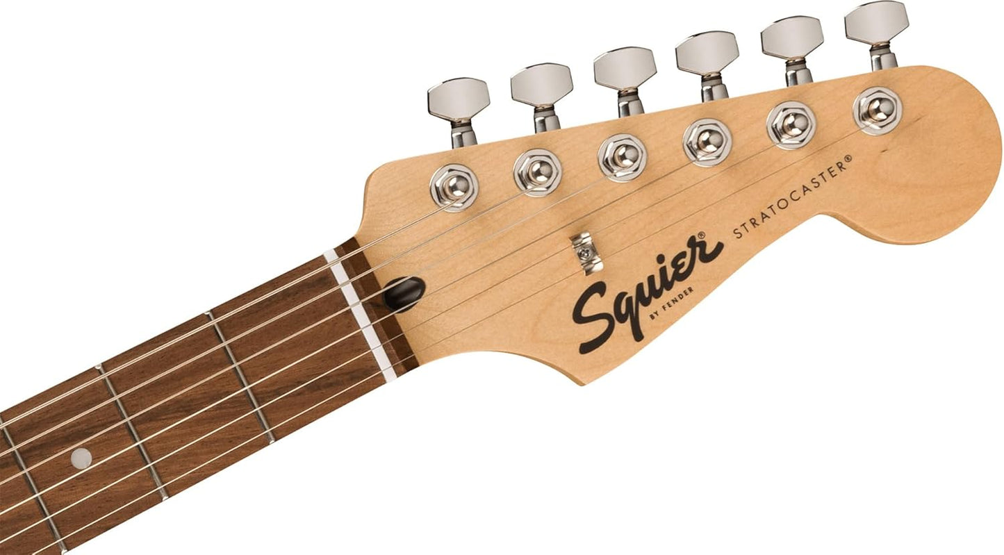 Guitarra eléctrica con diapasón de laurel - Squier Debut Stratocaster HSS Surf Mist