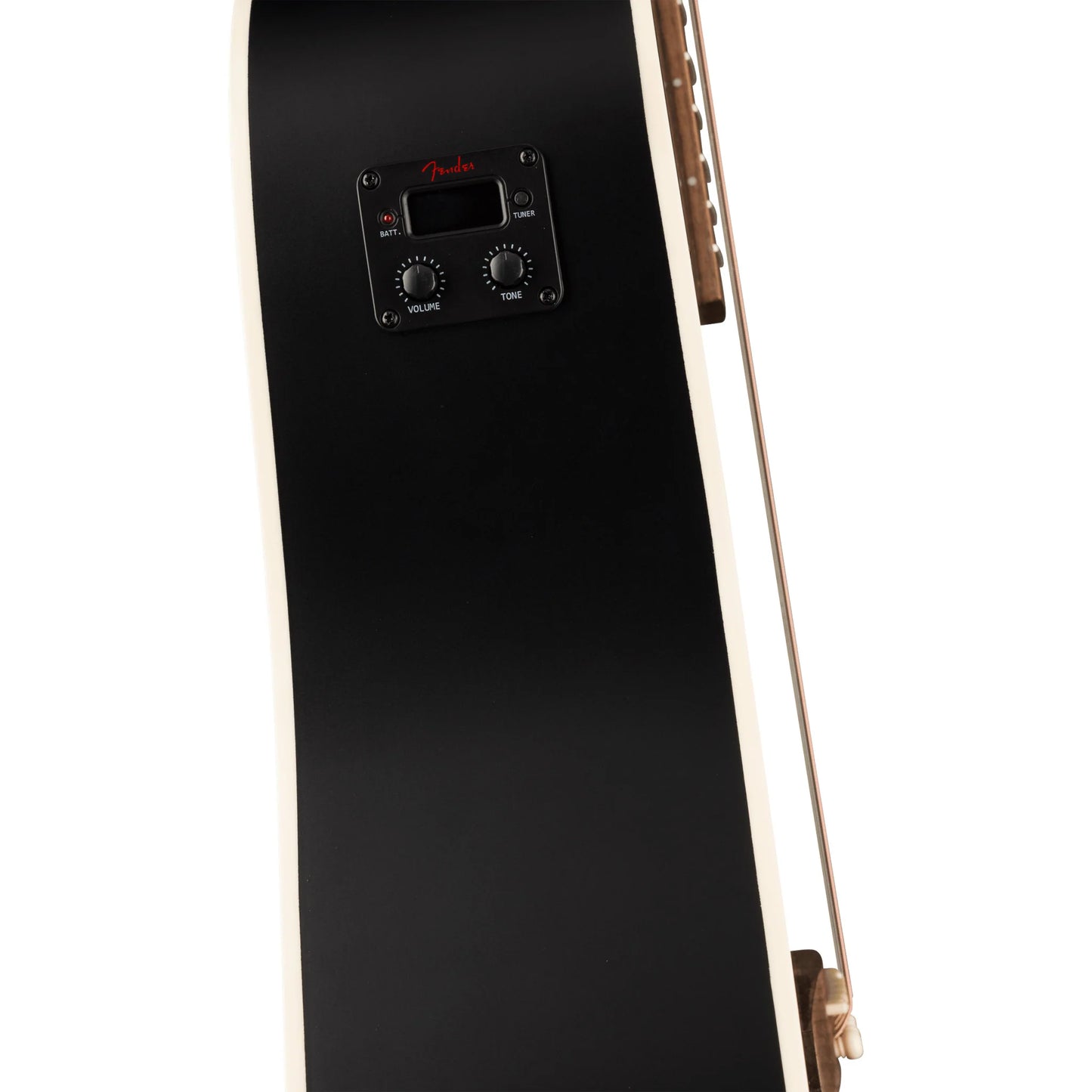 Guitarra electroacústica tipo dreadnought, acabado negro - Fender California Debut Redondo CE Negra