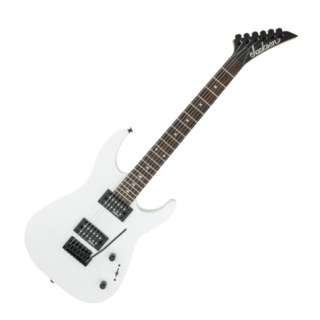 Jackson JS11 Dinky (DK) – Guitarra eléctrica 22 trastes, diapasón de amaranth, blanca