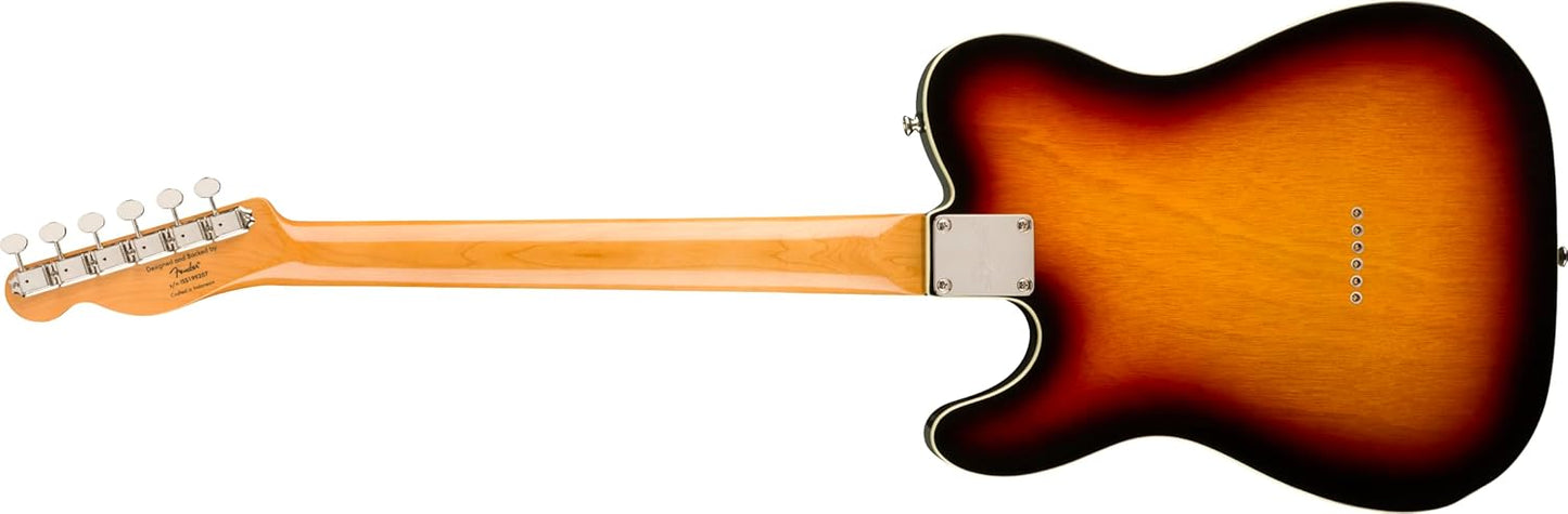 Guitarra eléctrica Squier Classic Vibe ’60s Custom Telecaster — Laurel Fingerboard, 3-Ply Parchment Pickguard, 3-Tone Sunburst
