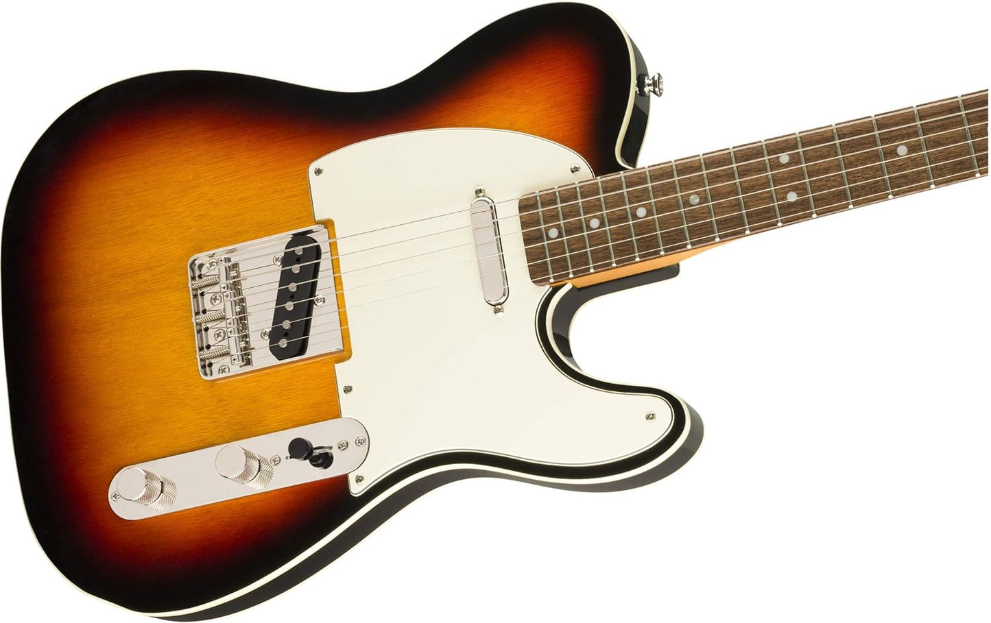 Guitarra eléctrica Squier Classic Vibe ’60s Custom Telecaster — Laurel Fingerboard, 3-Ply Parchment Pickguard, 3-Tone Sunburst