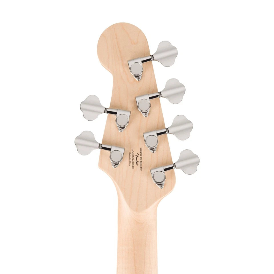 Bajo eléctrico 5 cuerdas, electrónica activa, acabado Matte Black - Squier by Fender Affinity Active Jazz Bass V