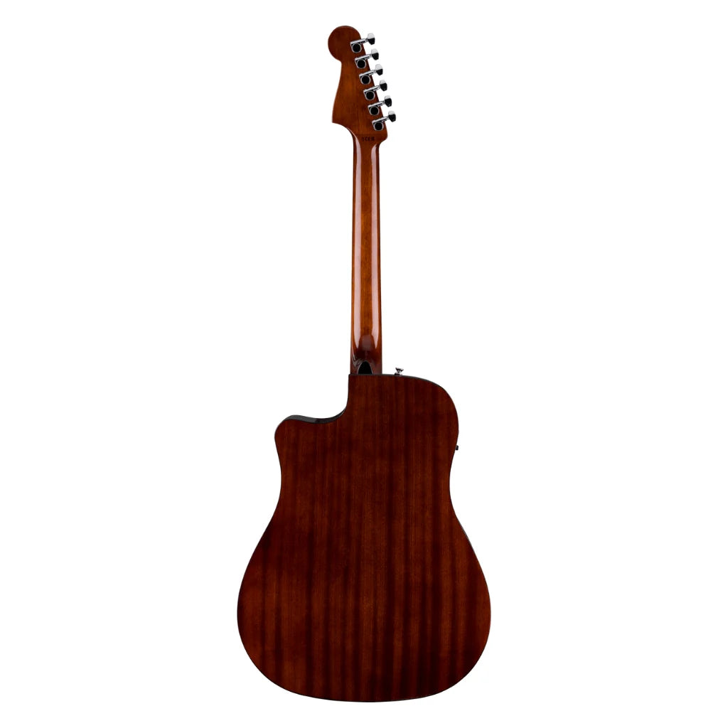Guitarra electroacústica tipo dreadnought con estilo clásico y comodidad moderna - Fender California Standard Redondo CE