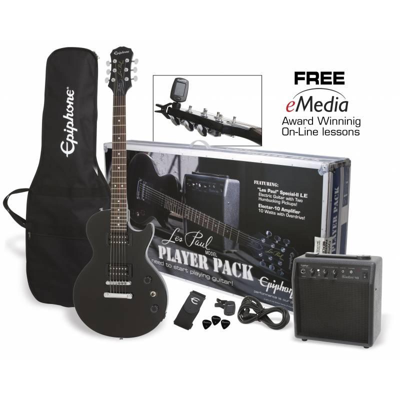 GUITARRA ELEC EPIPHONE PPEG-EGL1EBCH1 LES P PY KIT