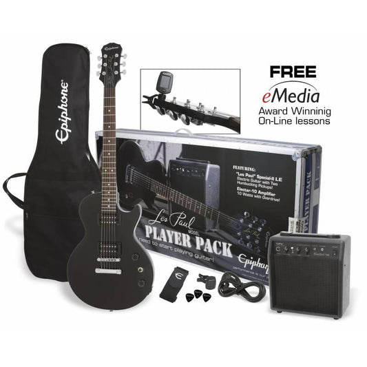 GUITARRA ELEC EPIPHONE PPEG-EGL1EBCH1 LES P PY KIT