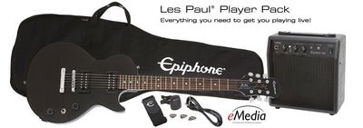 GUITARRA ELEC EPIPHONE PPEG-EGL1EBCH1 LES P PY KIT