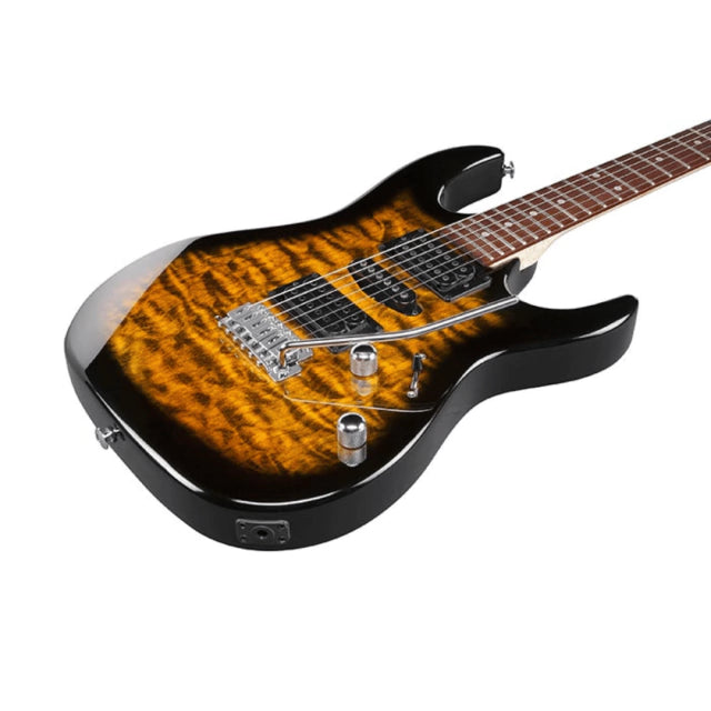 GUITARRA ELEC IBANEZ GRX70QA-SB