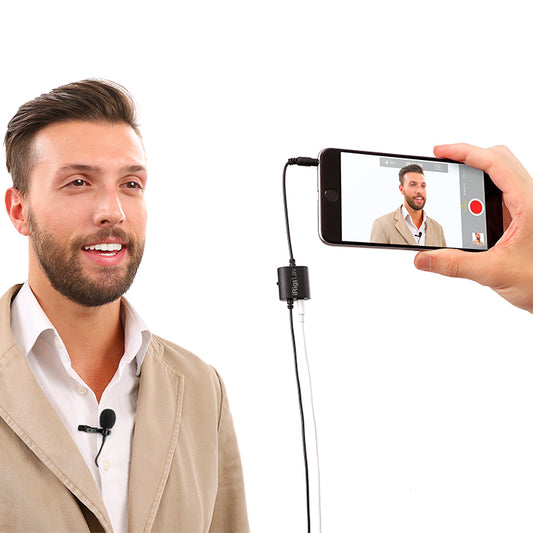 iRig mic lav micrófono de solapa