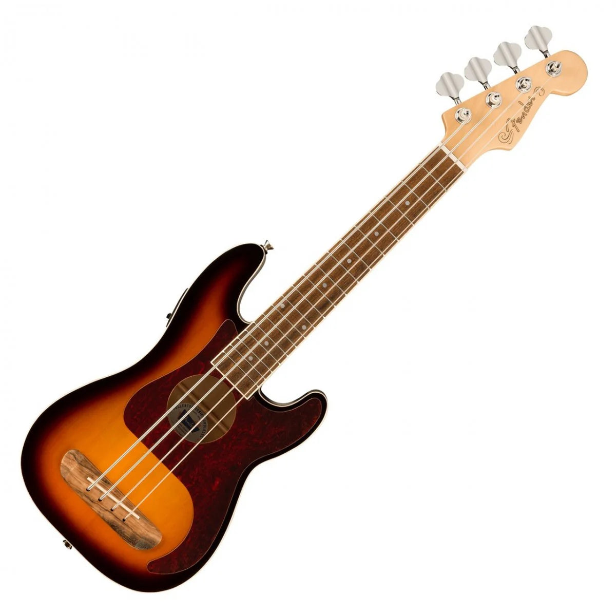 Fender Fullerton Precision Bass Uke – Ukelele Bajo Electroacústico 3-Color Sunburst