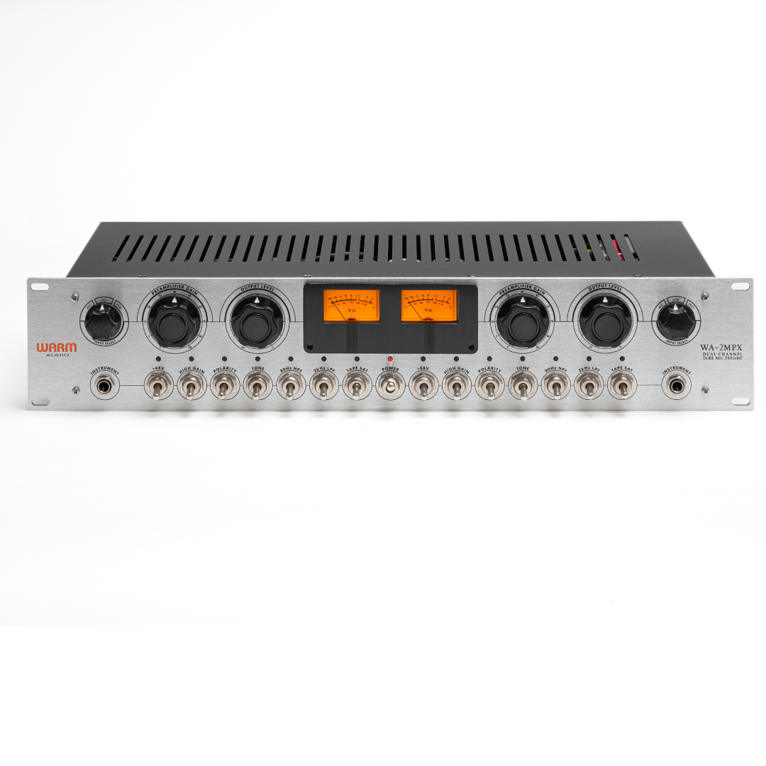Warm Audio WA-2MPX Preamplificador de tubo de 2 canales para micrófono/línea/instrumento