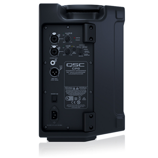 QSC CP8 Cabina activa de 1000 W y 8 pulgadas